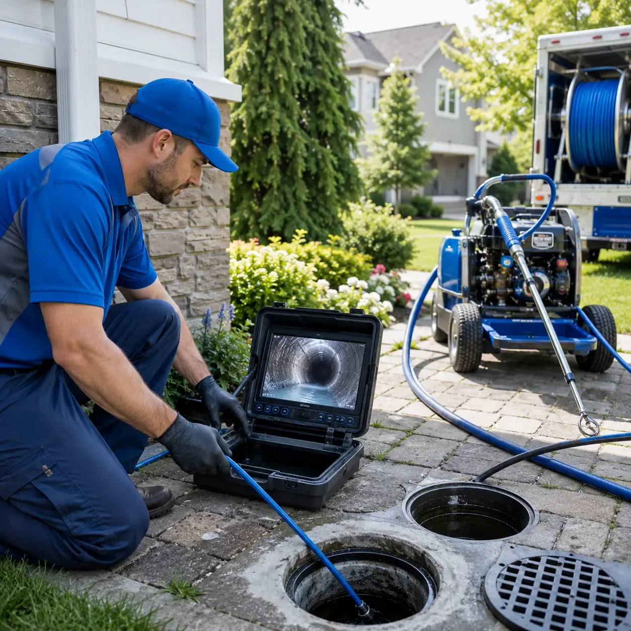 Outdoor drain cleaning professionals serving Maypearl, TX